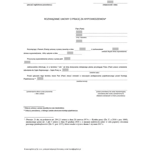 Kiedy złożyć wypowiedzenie, by zachować prawa pracownicze