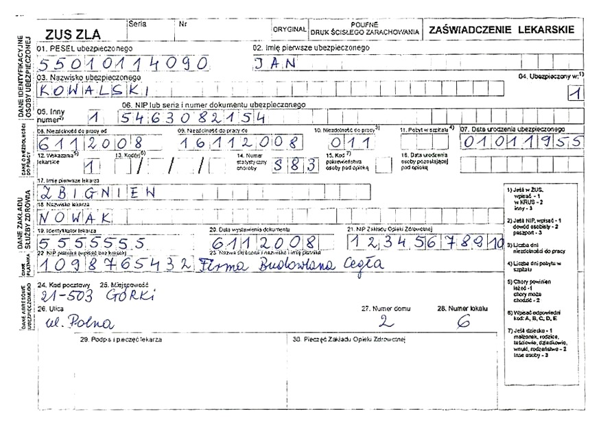 Za ile dni zwolnienia płaci pracodawca w 2026 roku? 33 czy 14 dni choroby