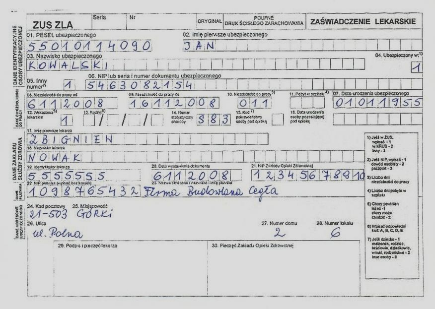 Zwolnienie lekarskie 2026 – ile jest płatne i kto wypłaca świadczenie?
