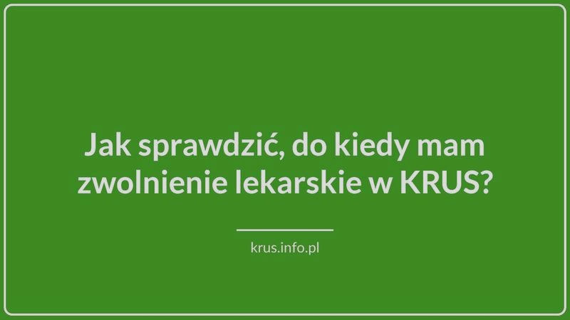 Zwolnienie z KRUS – komu przysługuje i jakie warunki trzeba spełnić?