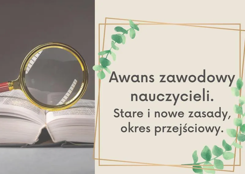 Awans zawodowy nauczyciela