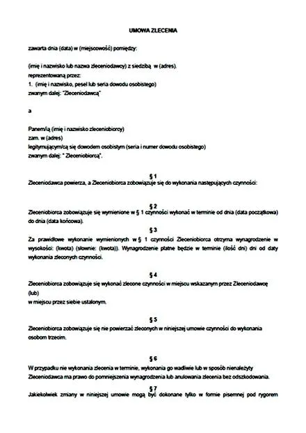Czas pracy umowa zlecenie