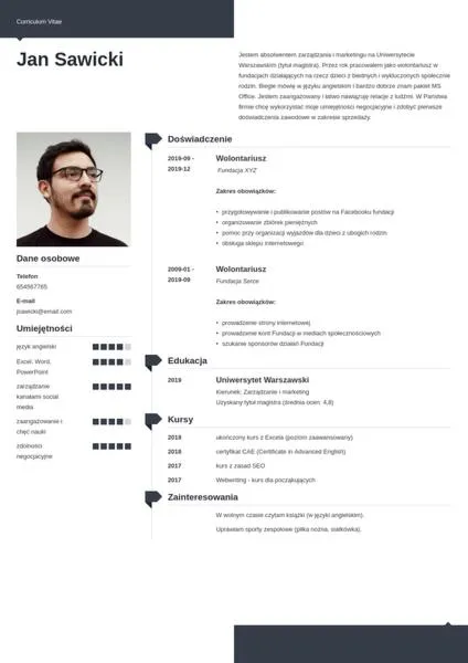 Doświadczenia życiowe w CV