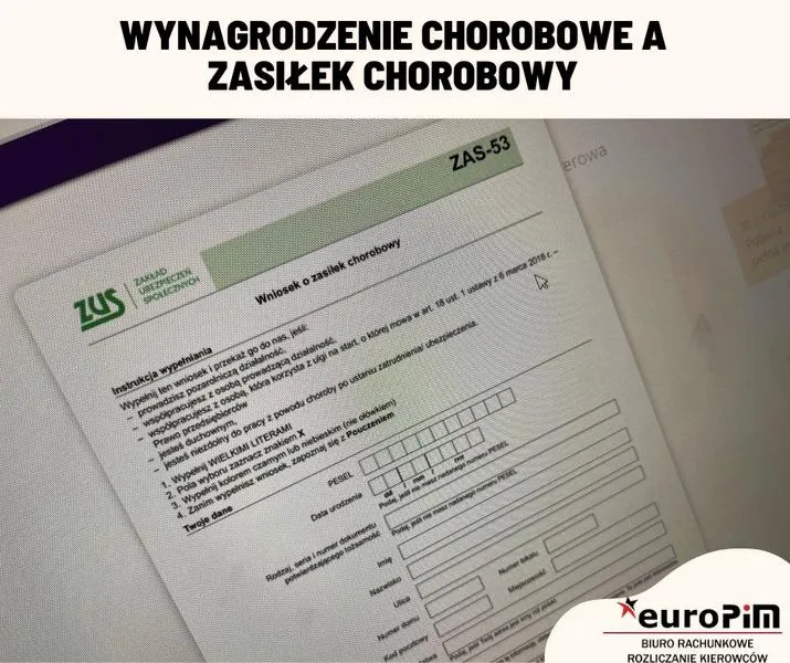 Forma składania wniosku o zasiłek