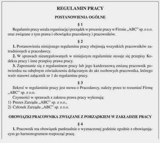Obowiązki pracodawcy