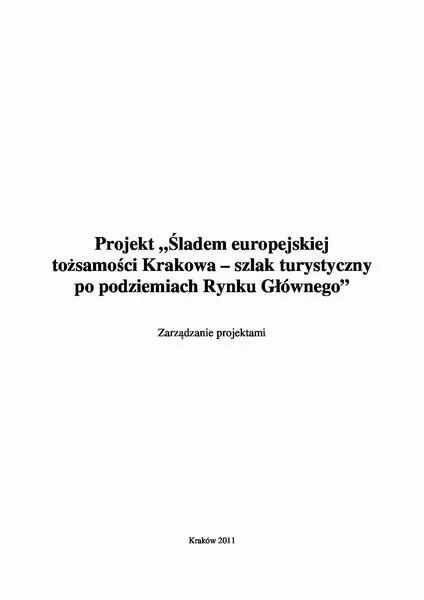 Praca zaliczeniowa dla studentów