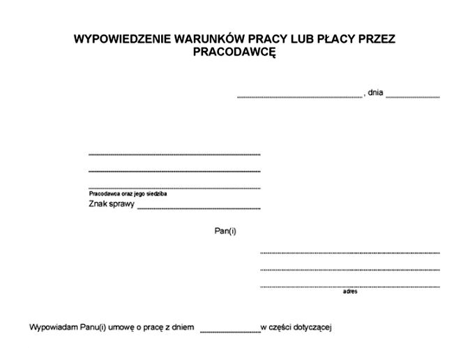 Profesjonalne wręczenie wypowiedzenia