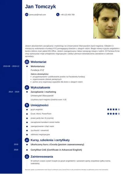 Przedstawianie umiejętności w CV