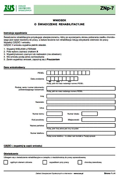 Renta po rehabilitacji