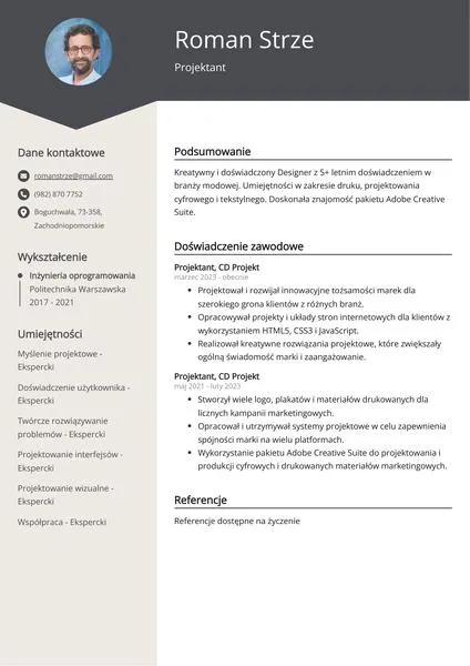 Skuteczne podanie o pracę