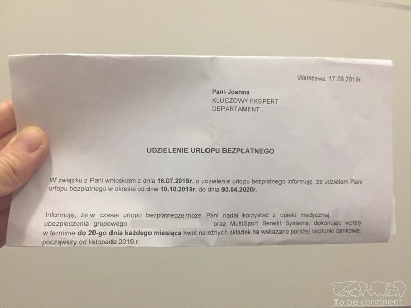 Urlop bezpłatny podczas stażu