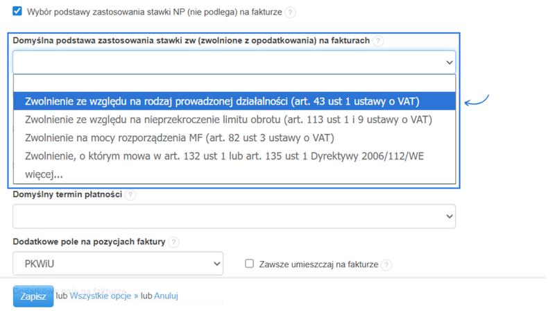 Warunki zwolnienia z VAT