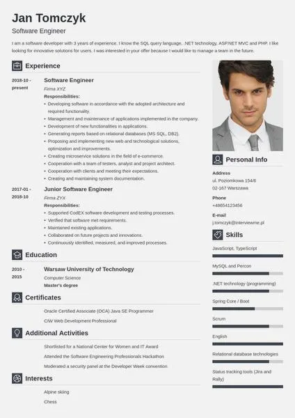 Wskazówki dotyczące CV