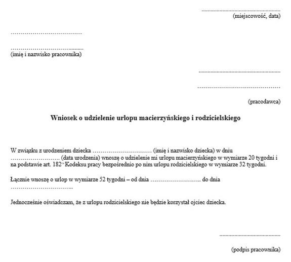 Wynagrodzenie na urlopie macierzyńskim