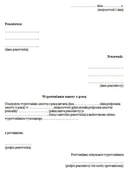 Wypowiedzenie natychmiastowe
