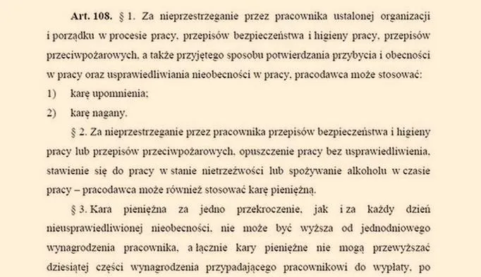 Wypowiedzenie umowy o pracę
