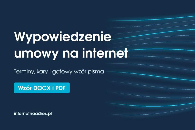 Wzór wypowiedzenia umowy