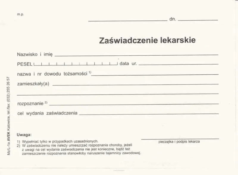 Zdrowotne problemy